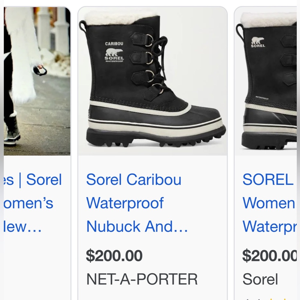 caribou sorel snow boots